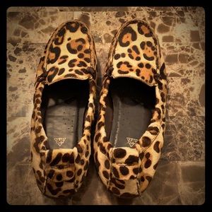 Leopard Hush Puppies Flats